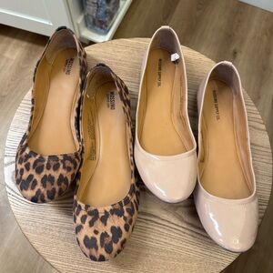 Mossimo Supply Co. Animal Print and Blush Flats